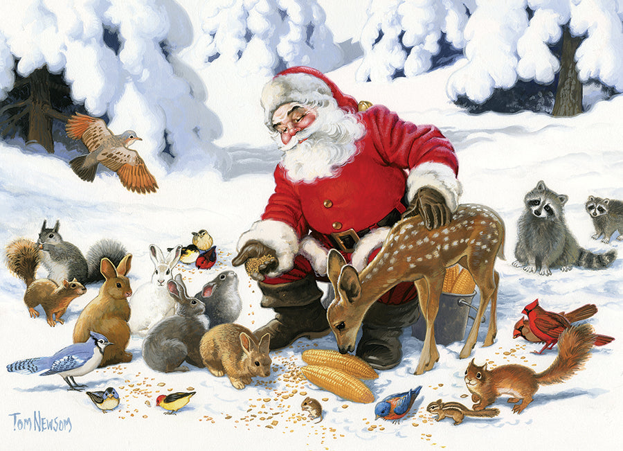 Santa Claus and Friends 350 (Family) Piece Jigsaw Puzzle by Cobble Hill