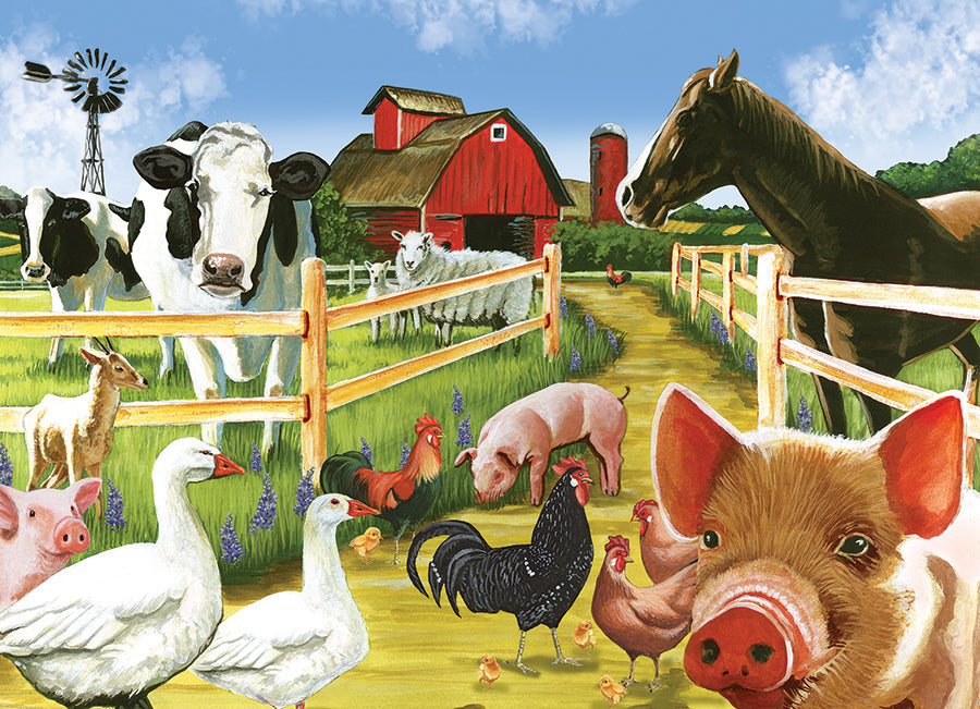 Welcome to the Farm 350 (Family) Piece Jigsaw Puzzle by Cobble Hill