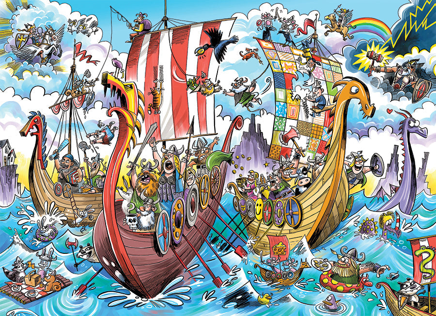 Viking Voyage 350 (Family) Piece Jigsaw Puzzle by Cobble Hill