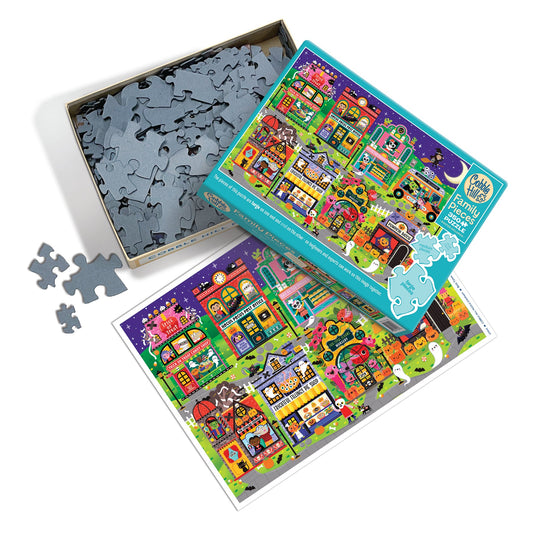 Boo Town (Family) 350 Piece Jigsaw Puzzle by Cobble Hill - 3