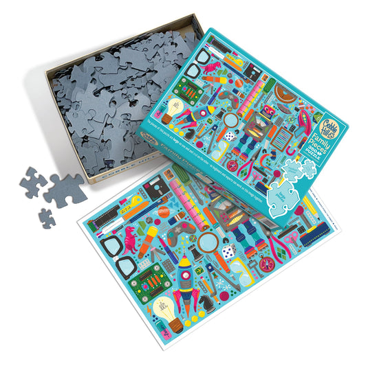 Nerdy Junk Drawer (Family) 350 Piece Jigsaw Puzzle by Cobble Hill - 3