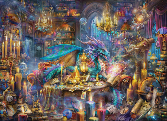 The Library Keeper (Family) 350 Piece Jigsaw Puzzle by Cobble Hill - 2