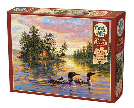Tranquil Evening 275 (Easy Handling) Piece Jigsaw Puzzle by Cobble Hill - 1