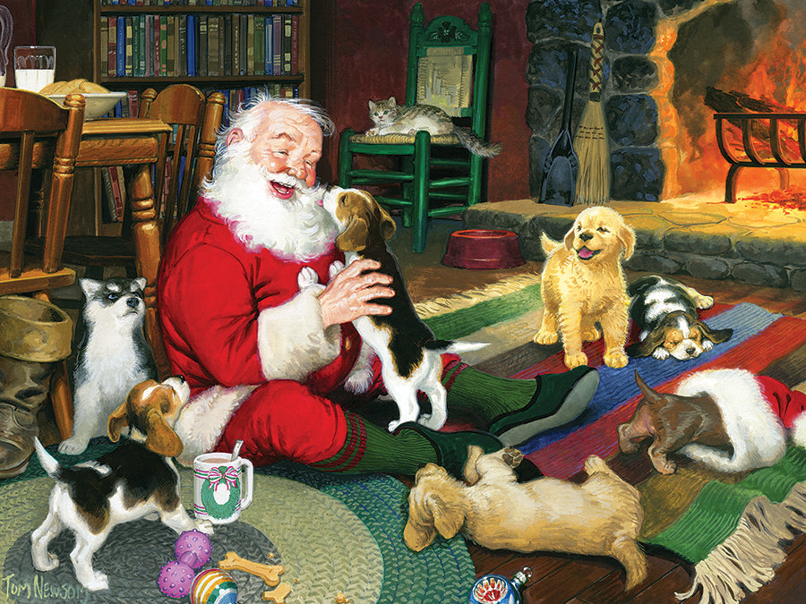 Santa's Playtime 275 (Easy Handling) Piece Jigsaw Puzzle by Cobble Hill