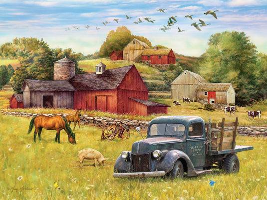 Summer Afternoon on the Farm 275 (Easy Handling) Piece Jigsaw Puzzle by Cobble Hill - 2