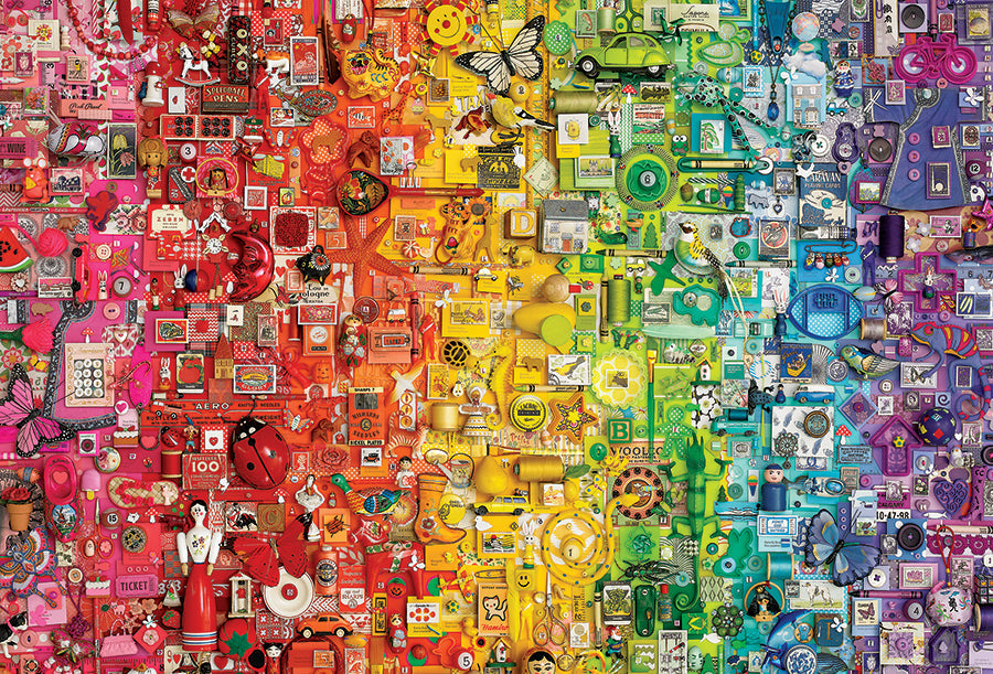 Rainbow 2000 Piece Jigsaw Puzzle by Cobble Hill