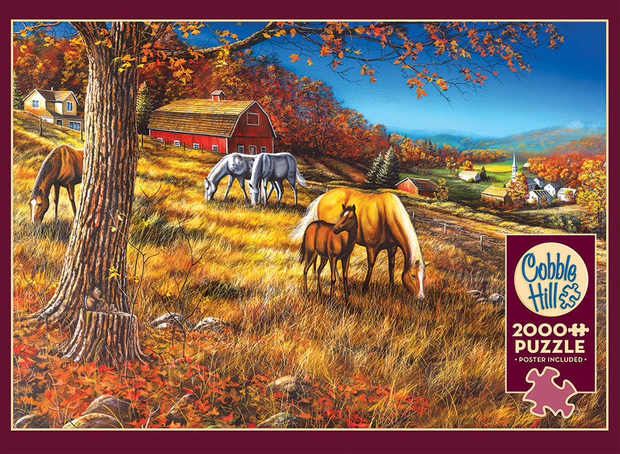 Hillside Gathering 2000 Piece Jigsaw Puzzle by Cobble Hill