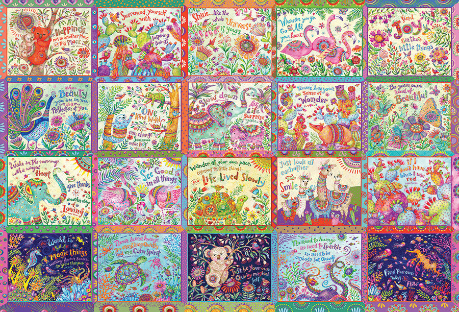 Happy Thoughts 2000 Piece Jigsaw Puzzle by Cobble Hill