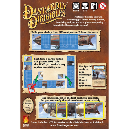 Dastardly Dirigibles Board Game by Fireside Games