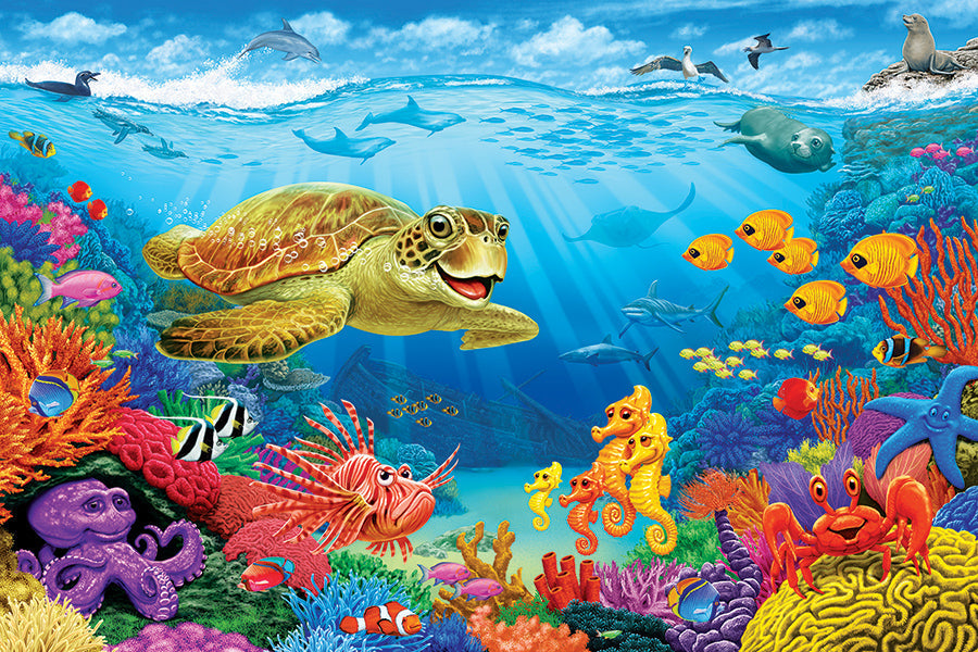 Ocean Reef 35 Piece Jigsaw Puzzle by Cobble Hill