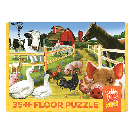 Welcome to the Farm 35 Piece Jigsaw Puzzle by Cobble Hill
