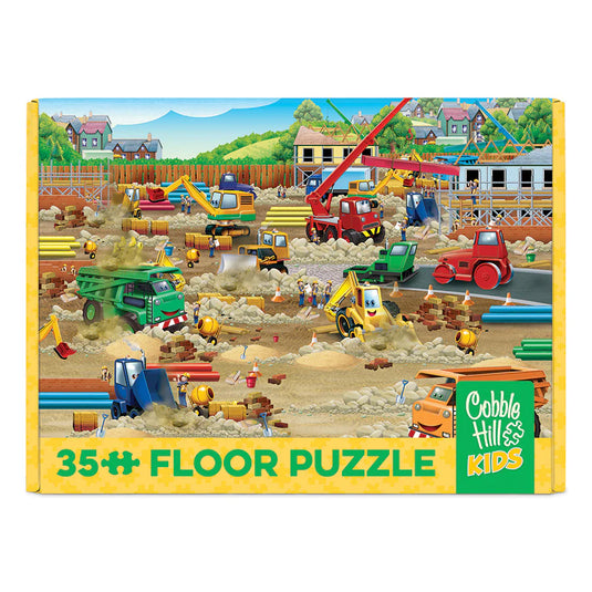 Construction Zone 35 Piece Jigsaw Puzzle by Cobble Hill