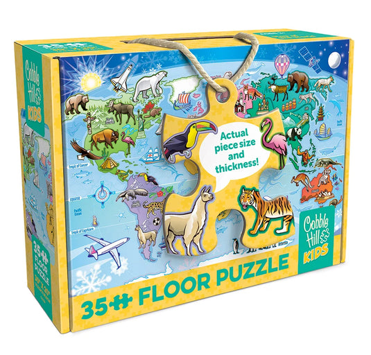 Map of the World 35 Piece Jigsaw Puzzle by Cobble Hill