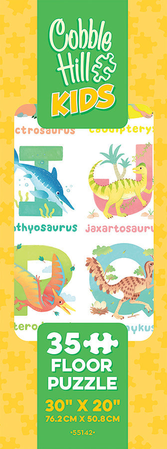 Dinosaur Alphabet (35pc) 35 Piece Jigsaw Puzzle by Cobble Hill