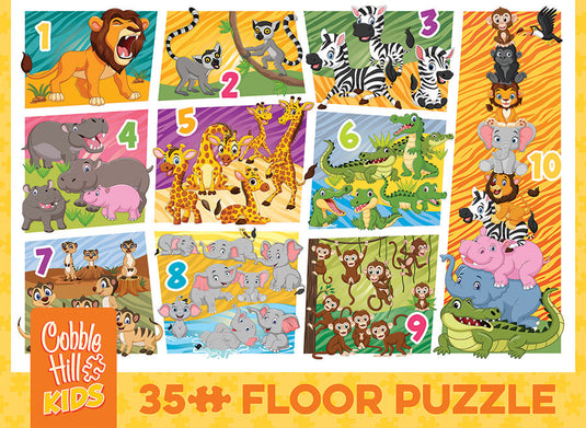 Animal Count (35pc) 35 Piece Jigsaw Puzzle by Cobble Hill