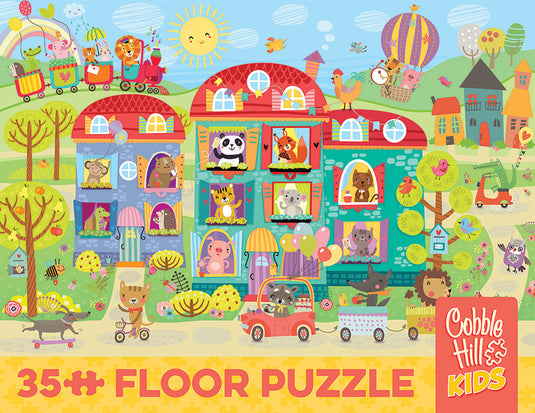 Friendly Neighbors (35pc) 35 Piece Jigsaw Puzzle by Cobble Hill