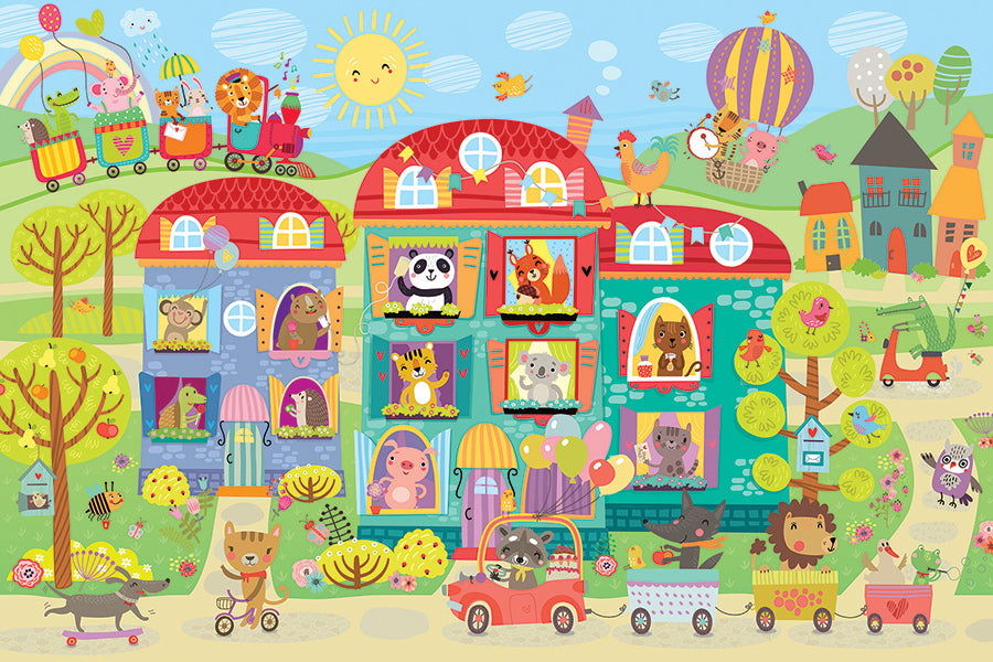 Friendly Neighbors (35pc) 35 Piece Jigsaw Puzzle by Cobble Hill