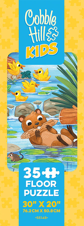 Beaver and Friends (35pc) 35 Piece Jigsaw Puzzle by Cobble Hill