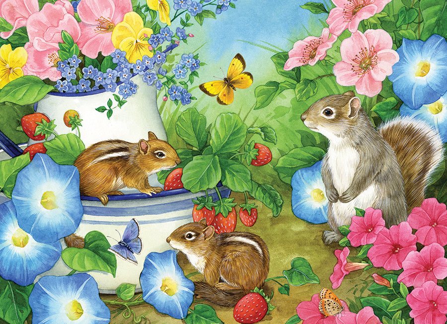 Squirrel Talk 35 Piece Tray Jigsaw Puzzle by Cobble Hill