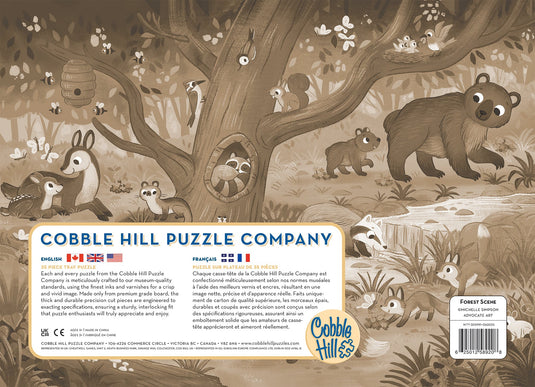 Forest Scene (tray) 35 Piece Jigsaw Puzzle by Cobble Hill