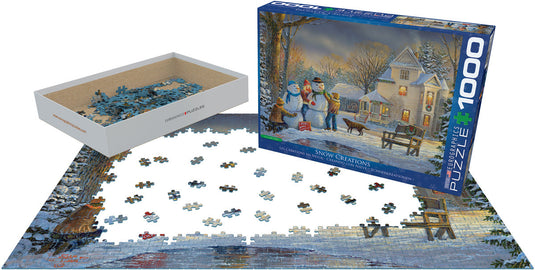 Snow Creations 1000 Piece Jigsaw Puzzle by Eurographics - 2