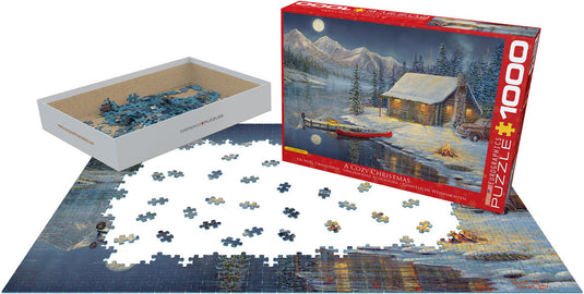 A Cozy Christmas 1000 Piece Jigsaw Puzzle by Eurographics - 2