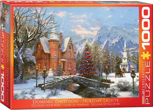 Holiday Lights 1000 Piece Jigsaw Puzzle by Eurographics - 1