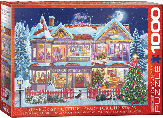 Getting Ready for Christmas 1000 Piece Jigsaw Puzzle by Eurographics - 1