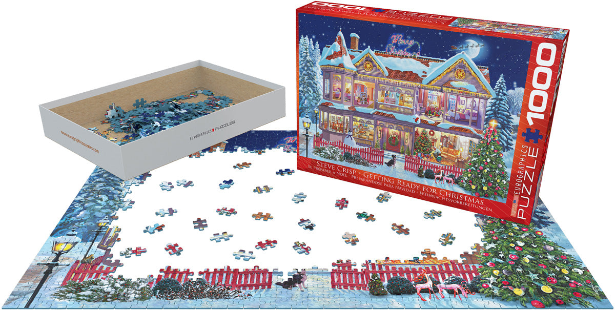 Getting Ready for Christmas 1000 Piece Jigsaw Puzzle by Eurographics