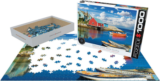 Peggy√ïs Cove, Nova Scotia 1000 Piece Jigsaw Puzzle by Eurographics - 3