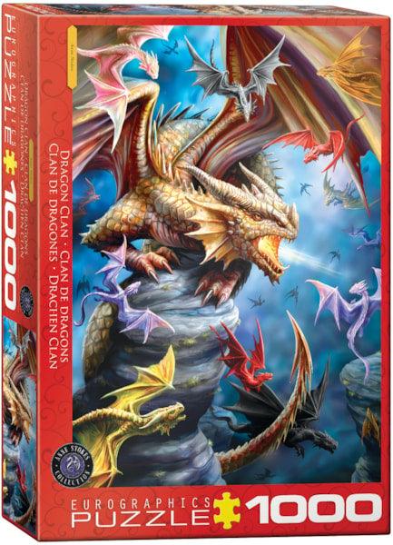Dragon Clan 1000 Piece Jigsaw Puzzle by Eurographics - 1