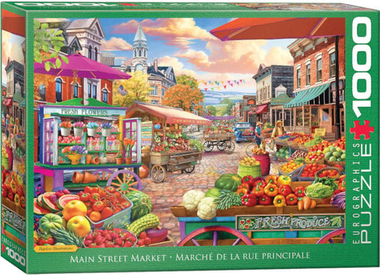 Main Street Market (Avail. canada only) 1000 Piece Jigsaw Puzzle by Eurographics - 1