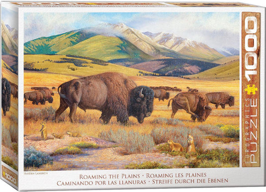 Roaming the Plains by HLambson 1000 Piece Jigsaw Puzzle by Eurographics - 1