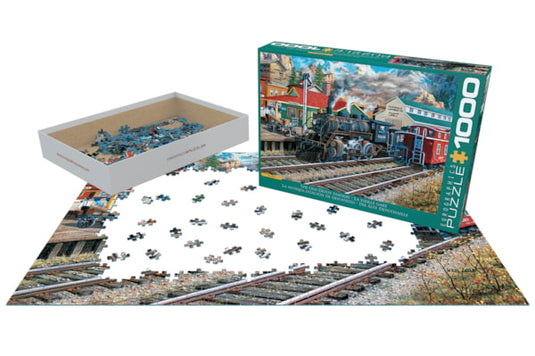 The Old Depot Station 1000 Piece Jigsaw Puzzle by Eurographics - 3