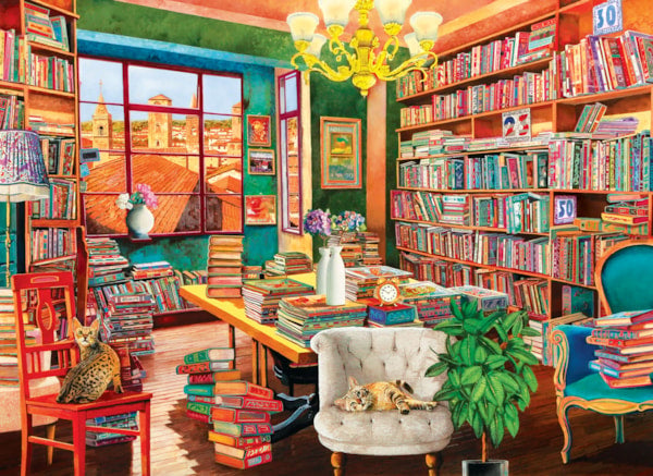 The Old Library 1000 Piece Jigsaw Puzzle by Eurographics