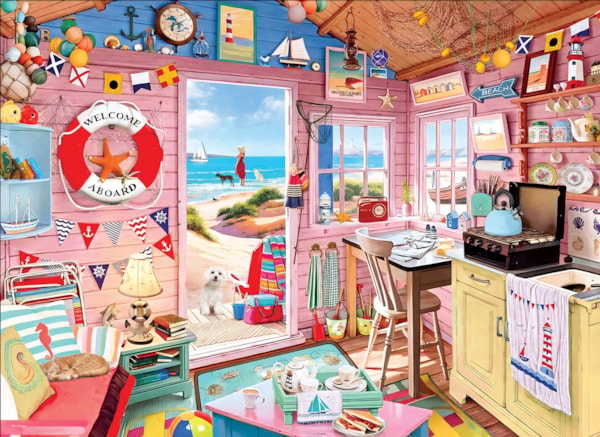 Ocean Cottage 1000 Piece Jigsaw Puzzle by Eurographics