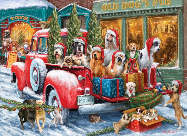 Puppy Presents 1000 Piece Jigsaw Puzzle by Eurographics