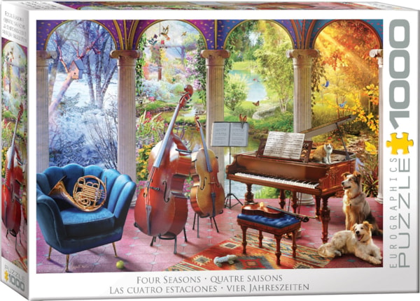 The Four Seasons by A.Bonito 1000 Piece Jigsaw Puzzle by Eurographics