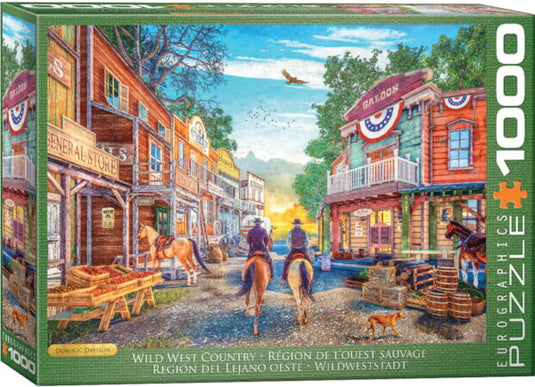 Wild West Country by D.Davison 1000 Piece Jigsaw Puzzle by Eurographics - 1