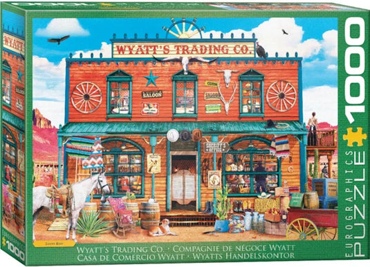 Wyatt√ïs Trading Co. 1000 Piece Jigsaw Puzzle by Eurographics - 1