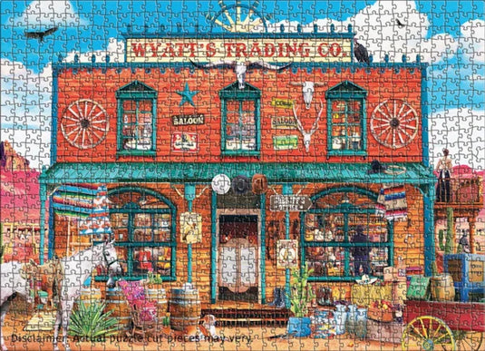 Wyatt√ïs Trading Co. 1000 Piece Jigsaw Puzzle by Eurographics - 3