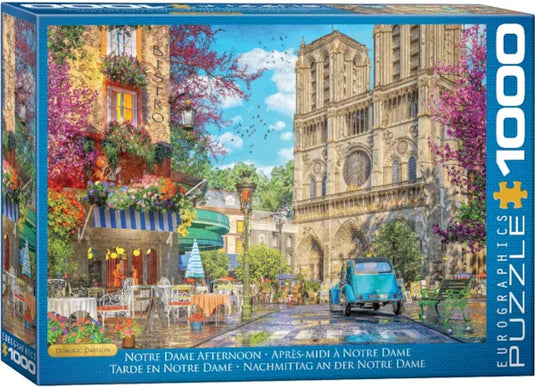 Notre Dame Afternoon 1000 Piece Jigsaw Puzzle by Eurographics - 1