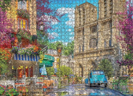 Notre Dame Afternoon 1000 Piece Jigsaw Puzzle by Eurographics - 3