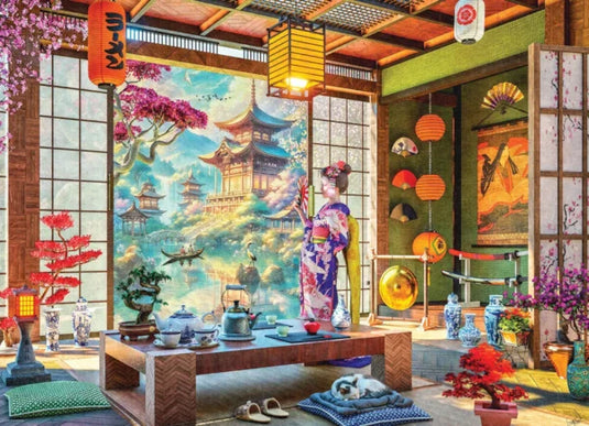 Japan Tea Room 1000 Piece Jigsaw Puzzle by Eurographics - 2