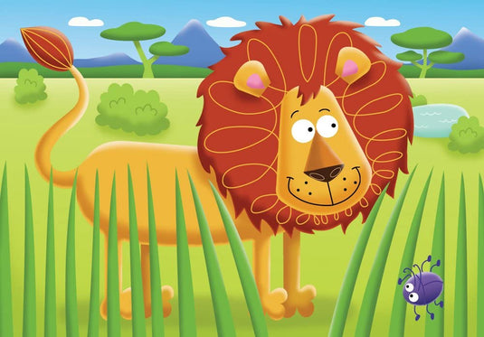 My First Puzzle  On Safari 2, 3, 4, 5 Piece Jigsaw Puzzles by Ravensburger - 2