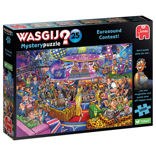 Wasgij Mystery #25: Eurosound Contest! 1000 Piece Jigsaw Puzzle by Jumbo - 1