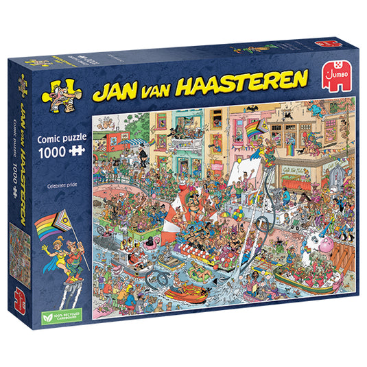 Celebrate Pride! 1000 Piece Jigsaw Puzzle by Jumbo - 1