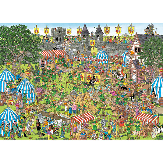 Robin Hood Festival 1500 Piece Jigsaw Puzzle by Jumbo - 2
