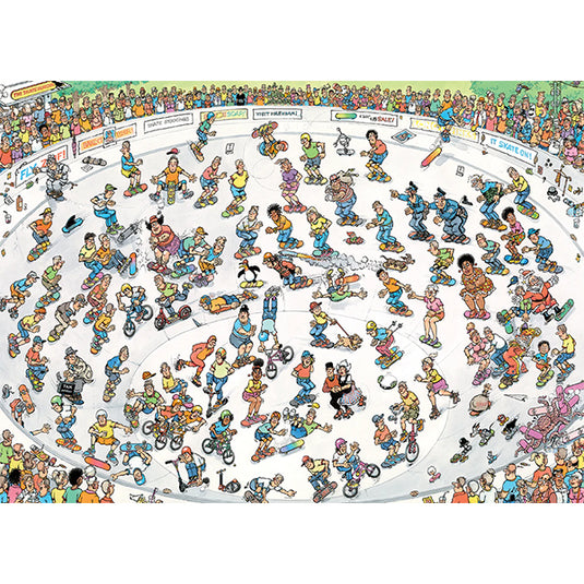 Riding the Skate Bowl 1000 Piece Jigsaw Puzzle by Jumbo