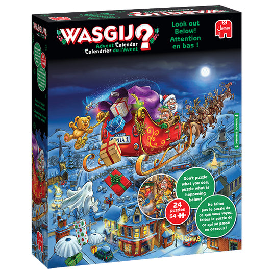 Wasgij Advent Calendar 24x 54 Piece Jigsaw Puzzle by Jumbo - 1